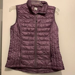 32 degree heat down filled vest.